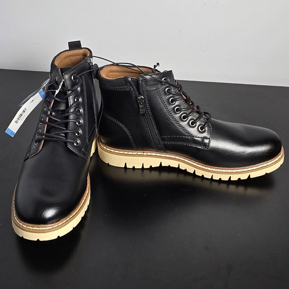 Steve Madden Men's P Bowery Chukka Boots Black Size 9